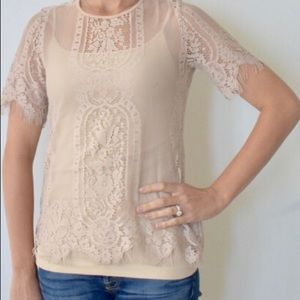 Love Stitch Lace Top